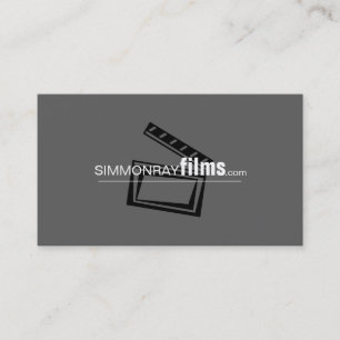 Professional Film Maker, Director Business Card