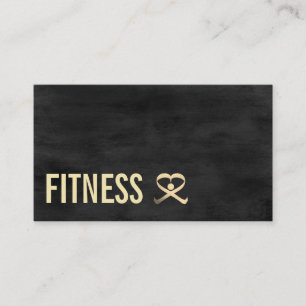 Professional fitness  personal trainer logo business card