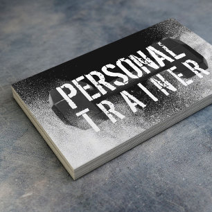 Professional Fitness Trainer Bodybuilder Business Card