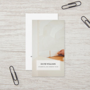 Professional Flooring and Tiler Business Card