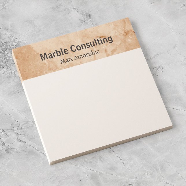 Professional Geologic Consulting Marble Post-it Notes (Table View)