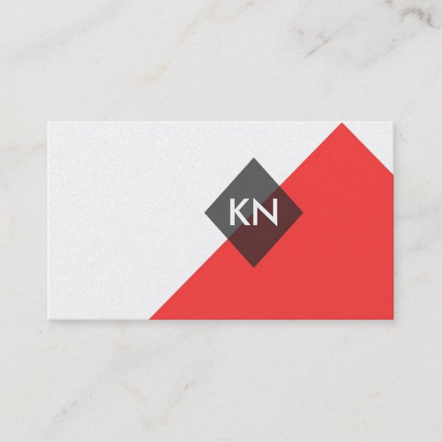 professional geometric Patterns Business Card (Front)