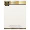 Professional Gold and Black Letterhead