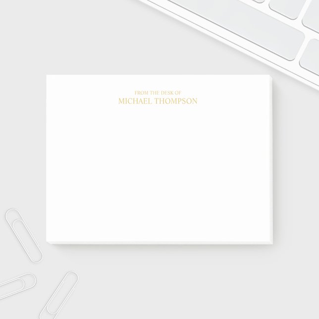 Professional Gold and White Post-it Notes (Creator Uploaded)