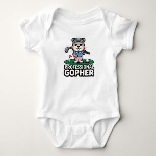 Professional Gopher Jr Baby Bodysuit