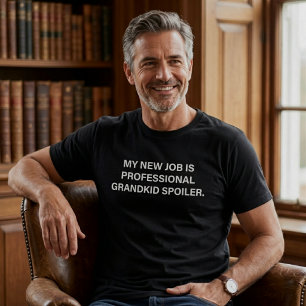 Professional Grandkid Spoiler Funny Grandpa Humour T-Shirt