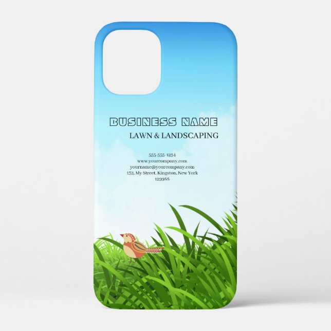 Professional Green Lawn Care & Landscaping Case-Mate iPhone Case (Back)