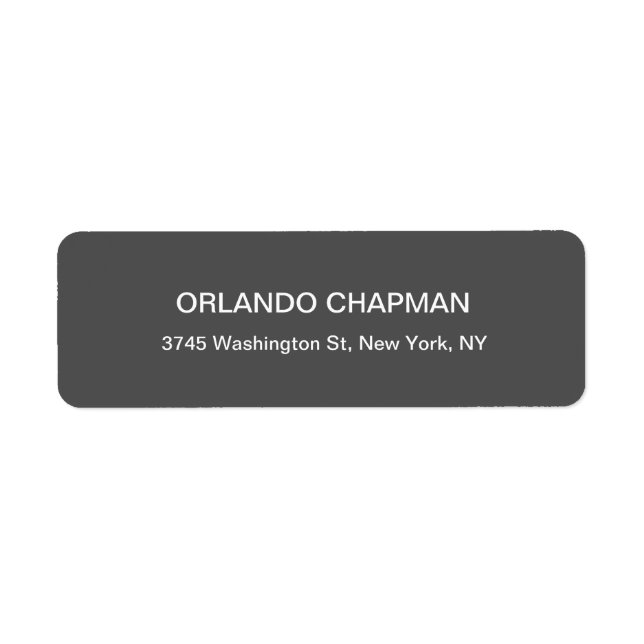 Professional Grey Background Modern Plain Elegant (Front)