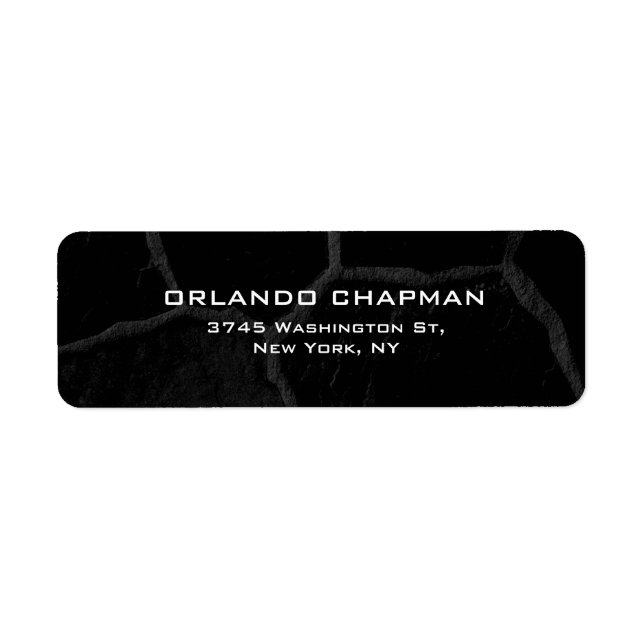 Professional Grey Black Stone Simple Plain Elegant (Front)