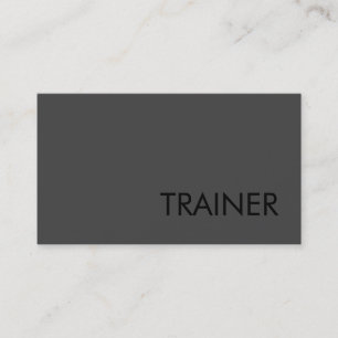 Professional Grey Fitness Sport Business Card