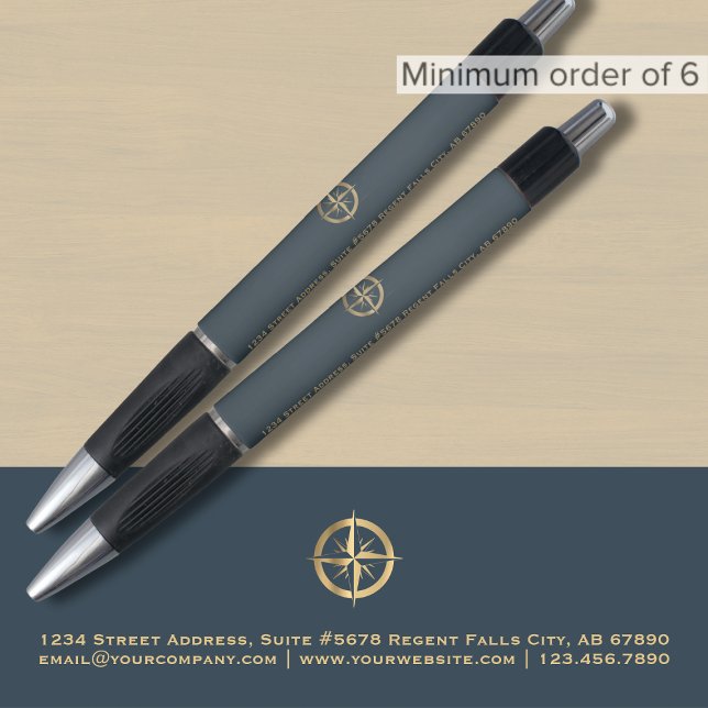 Professional Grey Gold Logo Pen (Creator Uploaded)