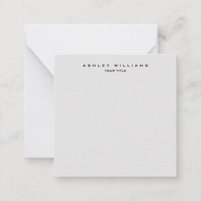 Professional grey modern plain unique card (Front)