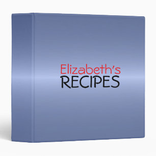 Professional Grey Recipes Binder