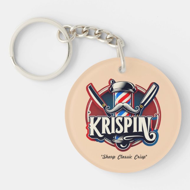 "Professional Grooming Graphics" Keychain (Front)