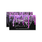 Professional Hairdresser Scissors Silver Hot Pink