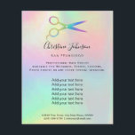 professional hairstylist flyer<br><div class="desc">hairstylist flyer</div>