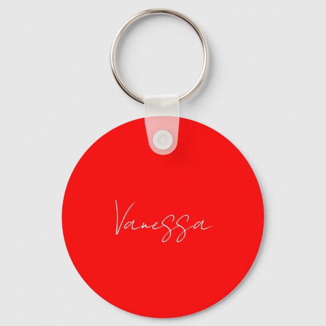 Professional handwriting name custom  keychain (Front)