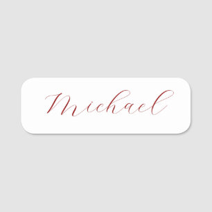Professional handwriting name minimalist modern tag