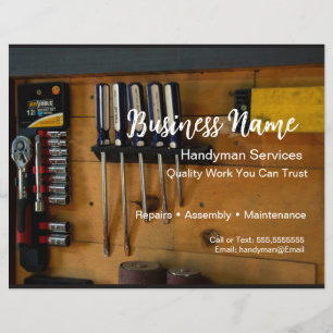 Professional Handyman Business Card Template