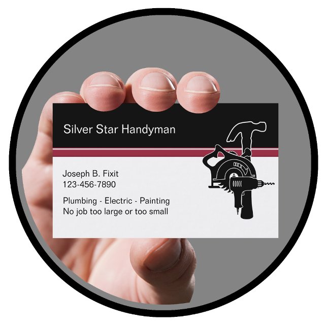 Professional Handyman Business Cards (Creator Uploaded)