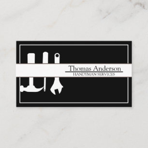 Professional Handyman Home Repair Business Custom  Business Card