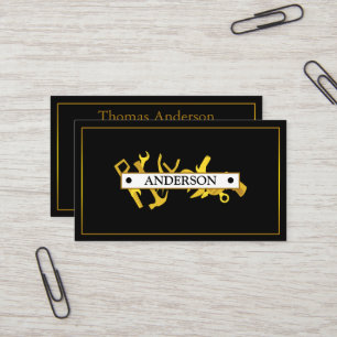 Professional Handyman Home Repair Business Custom  Business Card