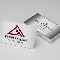 Professional Handyman Logo Metallic Construction