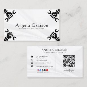 Professional Handyman Modern Home Business Card
