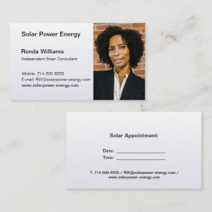 Professional Headshot - Pearl White Background Business Card