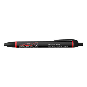 Professional Heavy Equipment Construction Company  Black Ink Pen