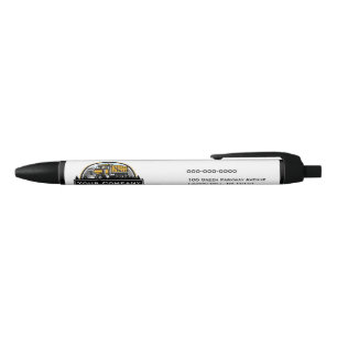 Professional Heavy Equipment Construction Company  Black Ink Pen