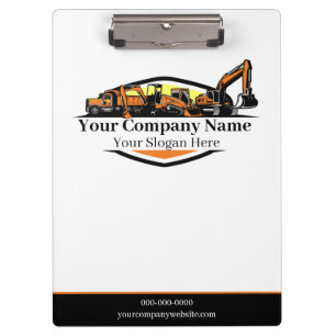 Professional Heavy Equipment Construction Company  Clipboard