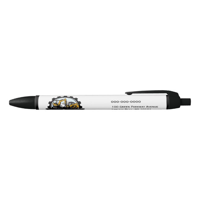 Professional Heavy Equipment Repair Company  Black Ink Pen (Top)