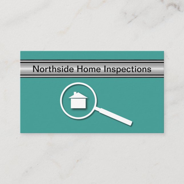 Professional Home Inspection Business Cards (Front)