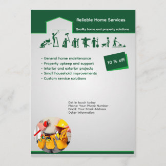 Professional Home Maintenance Flyer Template