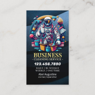 Professional House Cleaning Service Housekeeping Business Card
