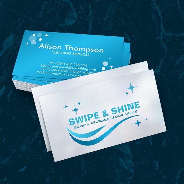 Professional House Cleaning Services Business Card (Creator Uploaded)
