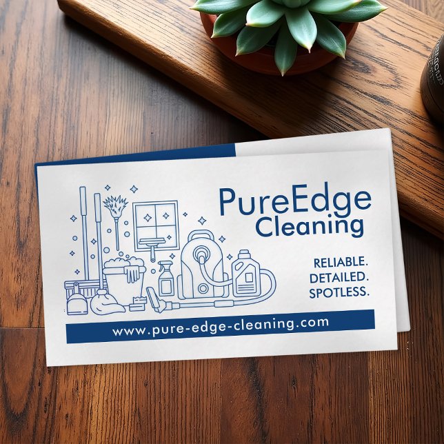 Professional House Cleaning Services Business Card (Creator Uploaded)