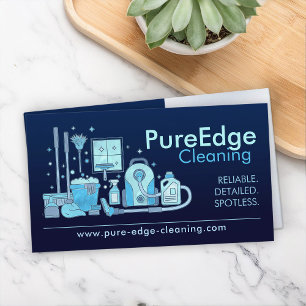 Professional House Cleaning Services Business Card