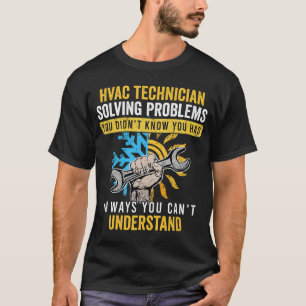 Professional HVAC Tech Apparel AC Repairman HVAC T T-Shirt