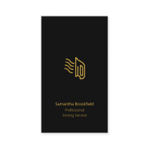 Professional Ironing Services Black Gold elegant