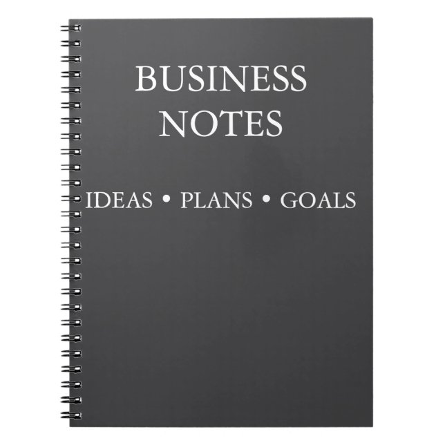 Professional Journal for Meetings & Ideas (Front)