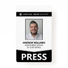 Professional Journalist Press Pass ID