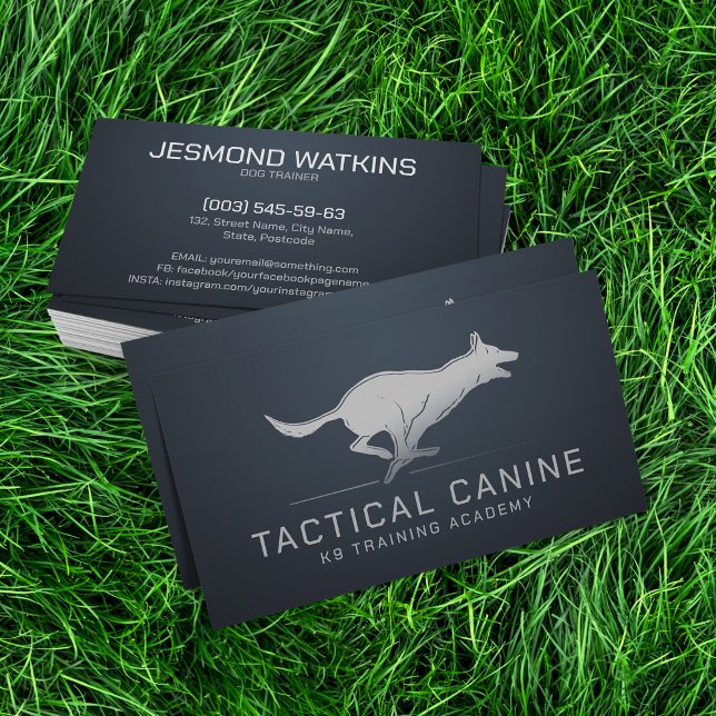 Professional K9 Training Business Card (Creator Uploaded)