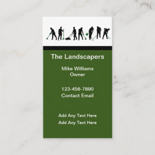 Professional Landscaping Landscaper Business Cards