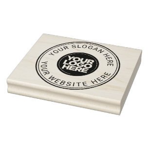 Professional Large Rubber Stamp with Black Ink Pad