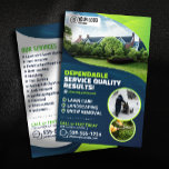 Professional Lawn Care Landscaping Gardening Tree Flyer<br><div class="desc">This comprehensive flyer template is your one-stop solution to showcase a wide range of lawn care services. Its organized layout and vibrant colours effectively highlight your expertise in lawn maintenance,  landscaping,  and snow removal. Easily personalize it with your logo,  contact details,  and special offers.</div>