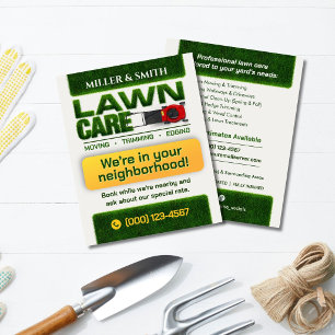 Professional Lawn Care Service Flyer