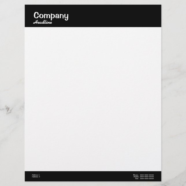 Professional Letterhead (Front)
