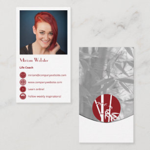 Professional Life Coach Custom Business Card